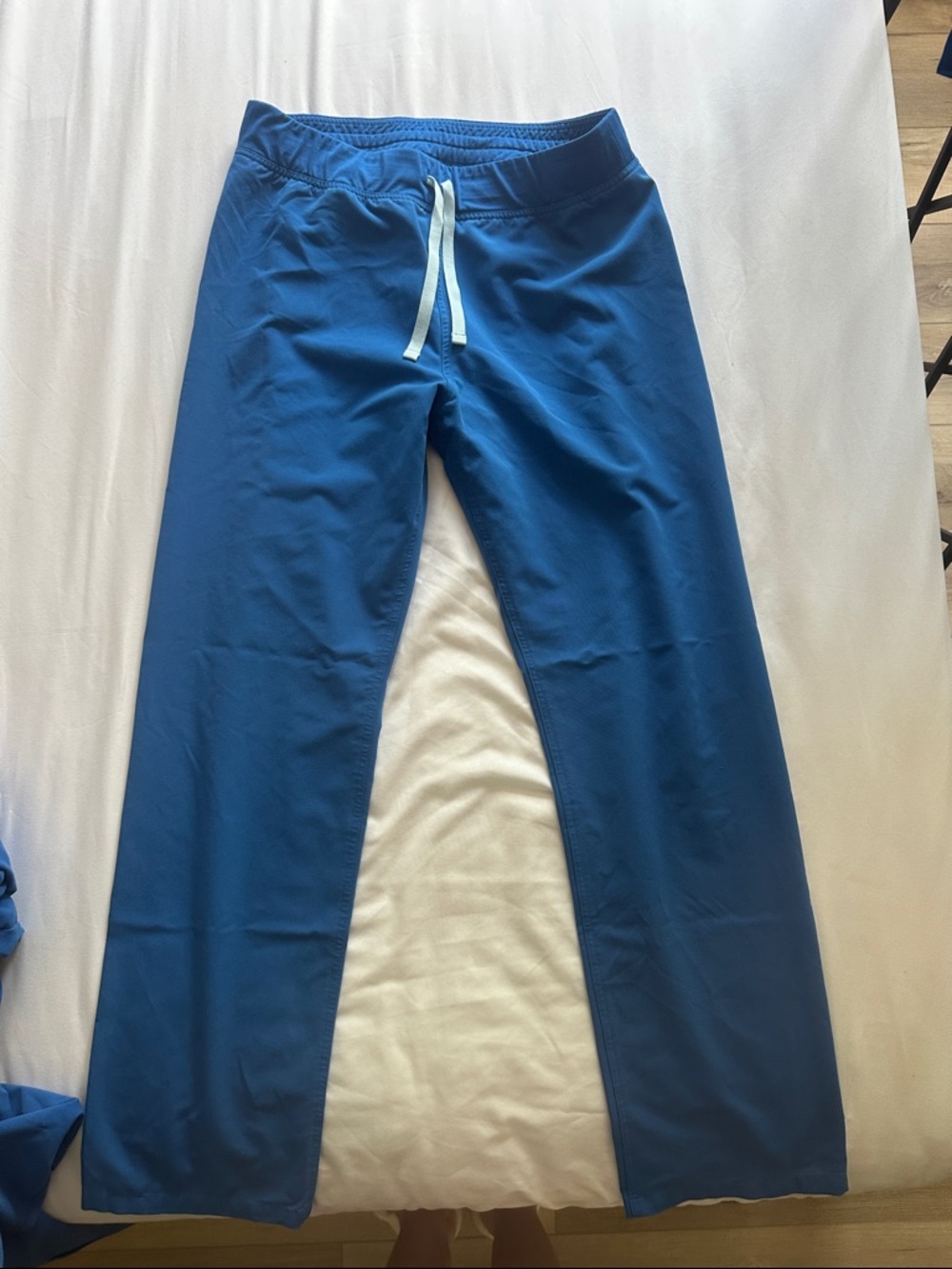 Figs Royal Blue Active Lounge Pants with White Tag